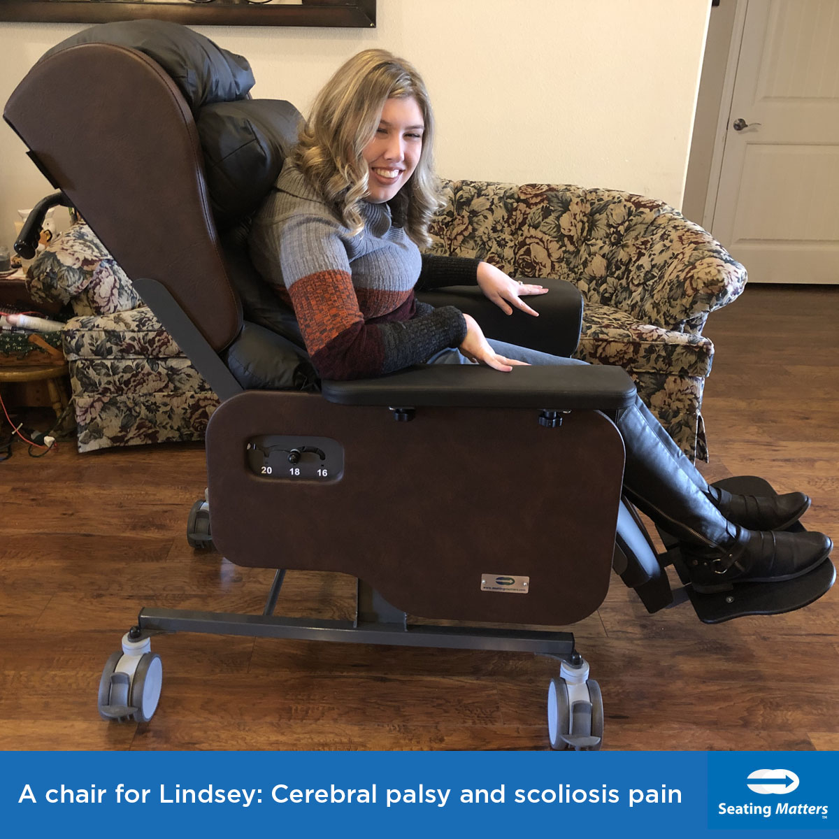 A CHAIR FOR LINDSEY: Cerebral Palsy and Scoliosis Pain